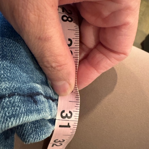 Indigo blue Women's Flared Maternity Blue Jeans size medium - Picture 7 of 7